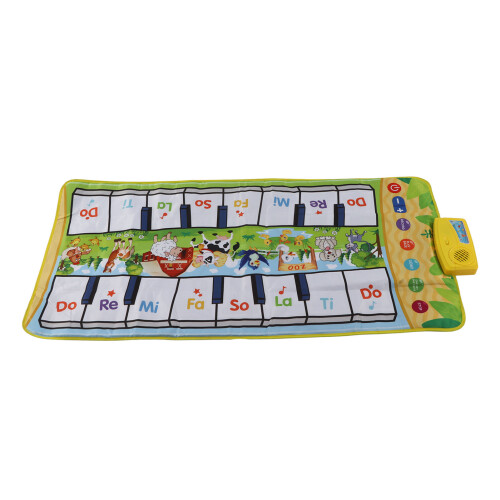 Dual Keyboard Music Mat Animal Pattern for 3+ Years 2