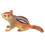 Niedliche Eichhörnchen Figurine PVC Umweltfreundlich 2