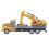 (Long Head) Giocattolo Escavatore Scala 1/48 ABS Pull Back 5