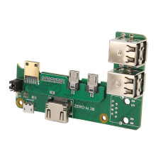 Placa USB2.0x4 HDMI-F para Raspberry Pi Zero 2W-3B