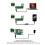 Placa USB2.0x4 HDMI-F para Raspberry Pi Zero 2W-3B 12