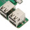 Placa USB2.0x4 HDMI-F para Raspberry Pi Zero 2W-3B 3