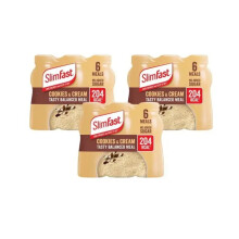 Slimfast Milkshake Cookies & Cream 6x325ml x 3