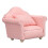 Puppenhaus-Möbel: Rosa-weißes Polka-Dot-Sofa (1:12) 1