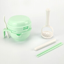 (Green) Baby-Futtermühle, sicher, multifunktional, Grün