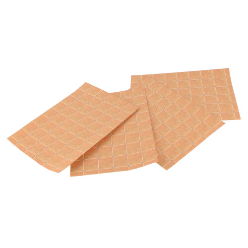 (06) 4Pcs 1/12 Dollhouse Floor Sticker Gloss Paper 1
