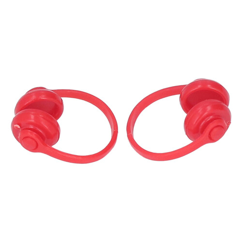 (Red) 2x 1:12 Miniature Headset Lifelike Black 2
