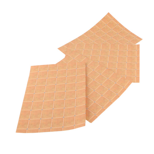 (06) 4Pcs 1/12 Dollhouse Floor Sticker Gloss Paper 2