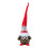 Eulen-Plüschfigur mit langem Hut als Weihnachtsdekoration 1