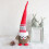 Eulen-Plüschfigur mit langem Hut als Weihnachtsdekoration 3