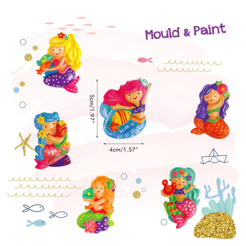 Zeemeermin Schilderset DIY Kunst & Craft Gift 1