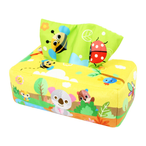 Baby Tissue Box Colorful Sensory Toy Educational Learning Gift 1