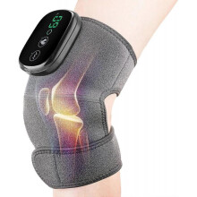 Cordless Knee Massager with Heat Vibration, Knee Heating Pad, Electric Heated Knee Brace Shoulder Heating Pads Elbow Wrap with 3 Heat Levels and Massa
