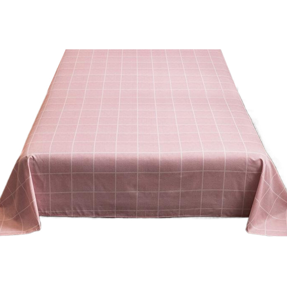 Washed Cotton Bed Sheet Offering Comfort And-Elegant C Pink