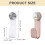 Rotatable Wall Mounted Pots Lid Holder for Kitchen- beige 2