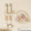 Rotatable Wall Mounted Pots Lid Holder for Kitchen- beige 3