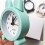 Bunnys Desktop Alarm Clock Bedsides Clock Office Clock-Pink 5