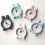 Bunnys Desktop Alarm Clock Bedsides Clock Office Clock-Pink 2