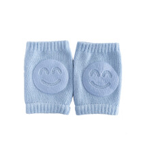 (Blue Free Size) Cotton Baby Knee Pads Anti Slip Breathable Green