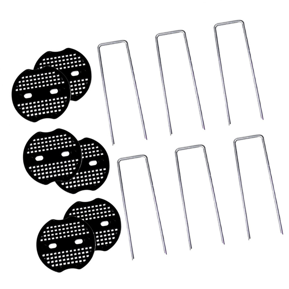 U Shape Ground Anchors Pegs Landscaping Staple-6 Piece Set 7732000154188