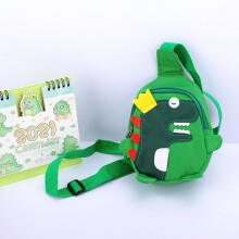 (Green) Dino-Schultertasche Kinder Blau Tragbar