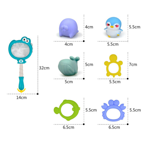 Fischwasser-Spielzeug für Kinder, Badewanne-Set 1