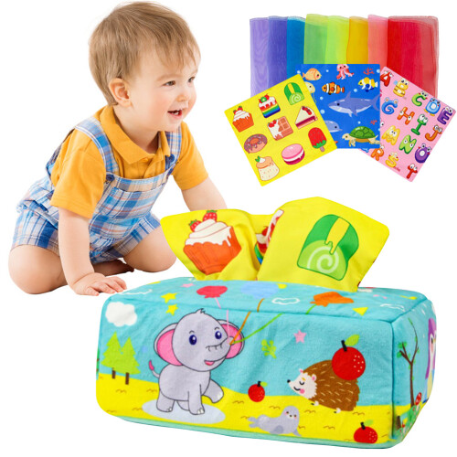 Baby Crinkle Sensory Scarf Box Gift