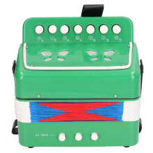 (Green) Kinder-Akkordeon 10-Tasten Musikspielzeug grün