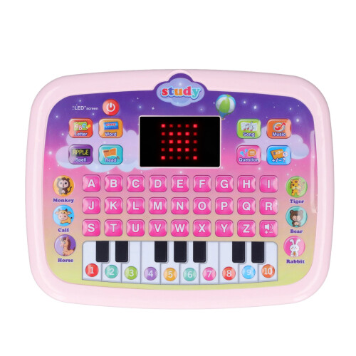 (Pink) Lernmaschine LED für Kleinkinder, rosa