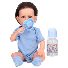 (Silicone Boy Doll) 30cm Soft-Silikon-Reborn-Baby-Puppe Stoffkörper Mädchen-Geschenk