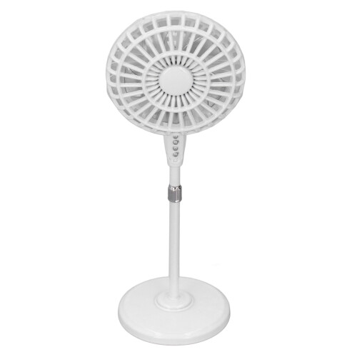 (White) Mini Metall Ventilator 1:12 Puppenhaus Weiß 2