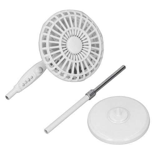 (White) Mini Metall Ventilator 1:12 Puppenhaus Weiß 1