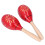 2 Maracas in Rosso con Sfere di Sabbia 5