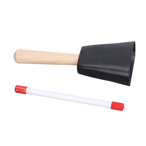 Holzgriff-Stahl-Glocke, Perkussionsinstrument 2