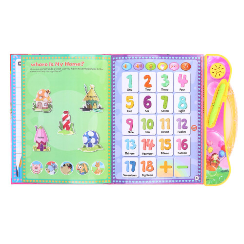 (Pink) Interaktive Lernmaschine mit Lesefunktion für Kinder 1