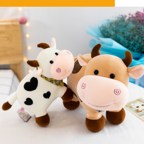 Süßes Kälber-Plüschtier, weiches Kuh-Puppen-Geschenk 1