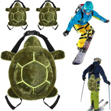 3pcs Turtle Butt Pads for Snowboarding Ski Protective Gear Set Cute Turtle 3D Hip Protectors for Skating Tortoise Cushion Padded Turtle Knee Pad for K