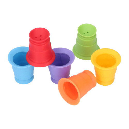 Stacked Cups Soft Silicone Nesting Toy 6M+ 2