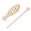 (Wood Color) Draagbare Houten Percussie-instrument Vis 3