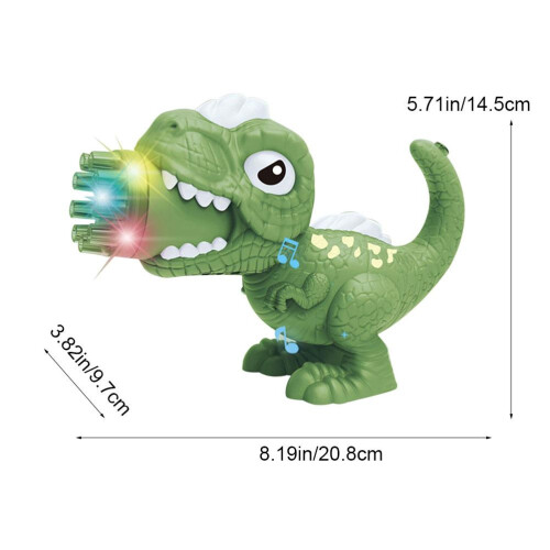 9 Hole Auto Dinosaur Bubble Machine Outdoor Lighting 1