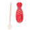 (Red) Draagbare Houten Percussie-instrument Vis 2