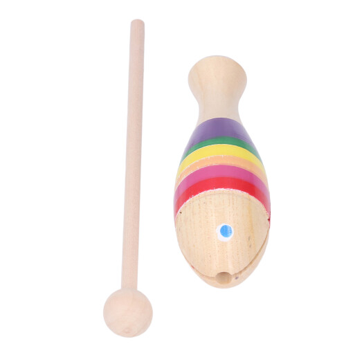 (Iridescence) Draagbare Houten Percussie-instrument Vis 1
