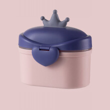 (Purple 400ml 14cm) Milchpulverbehälter Baby 2-lagig 400ml Lila 14cm