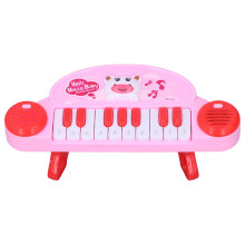 (Pink) Pianetto Bambino 10 Tasti Educativo ABS Verde