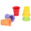 6pcs Stacking Cups Baby Nesting Toy with Drain Holes for Bath 4