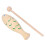 (Wood Color) Draagbare Houten Percussie-instrument Vis 2