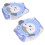 2pz Ginocchiere Antiscivolo Traspiranti 3