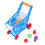 (Blue) Kinder Winkelwagen Set Educatief Speelgoed Blauw 2