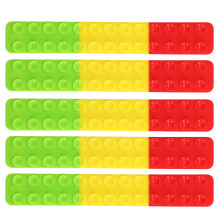 (#3) 5pcs Silicone Suction Cup Toy for Children Adult Anxiety Relief Gift