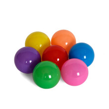 (7 Colors Thickened 5.5cm / 2.2in) 100x Spielball hellfarbig - Wassertaubenball 5,5cm